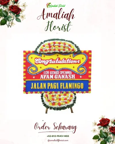 Bunga Papan Congratulation di Kahuripan
